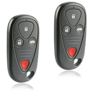 KeylessOption Replacement Key Fob for Acura TL/TSX, 4 Button Remote, 2 Pack